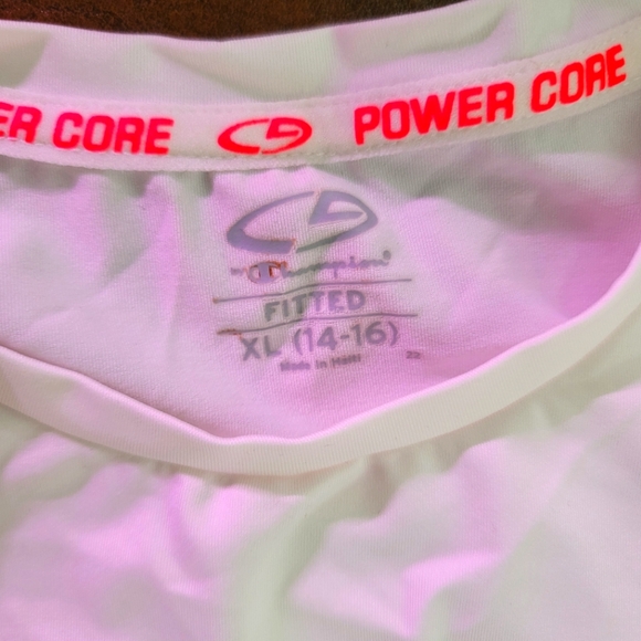 🎯 LAST CHANCE $5 FIRM YXL 14-16 Champion L/S compression sports sweat-wicking - Picture 2 of 3